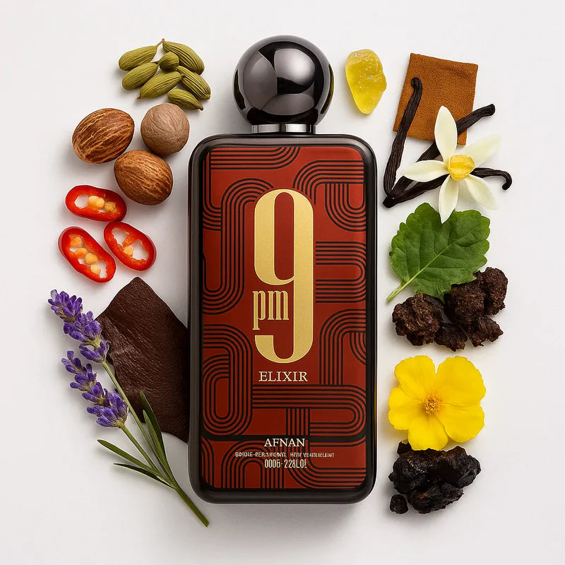9PM Elixir Afnan Extrait de Parfum para Hombre - 100ML