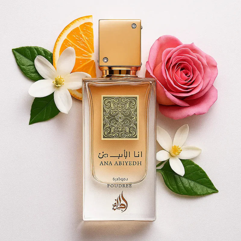 Ana Abiyedh Poudrée Lattafa Eau de Parfum Para Mujer - 60ML