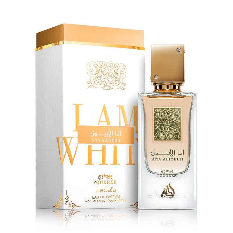 Ana Abiyedh Poudrée Lattafa Eau de Parfum Para Mujer - 60ML