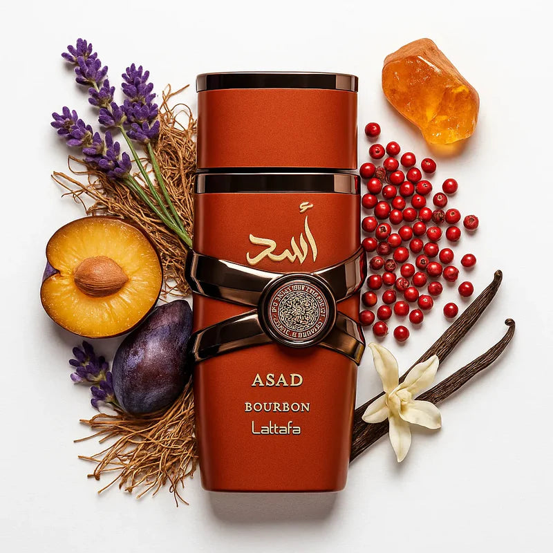 Asad Bourbon Lattafa Eau de Parfum Para Hombre - 100ML